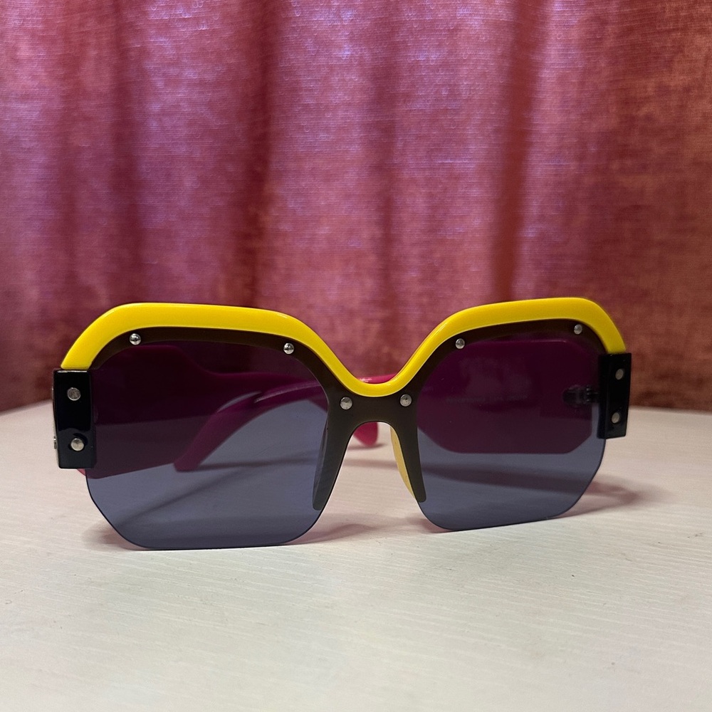 Yellow and Black Sunglasses